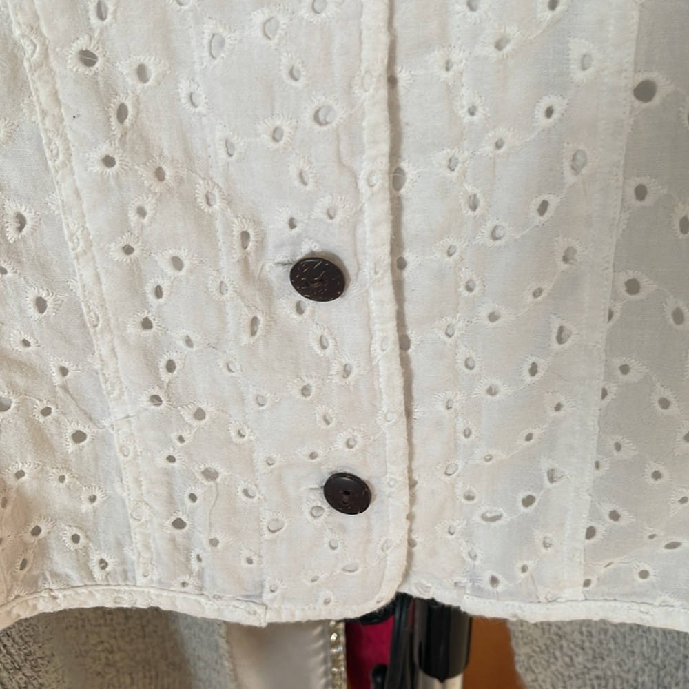 Patchington Eyelets White Medium Jacket - image 4